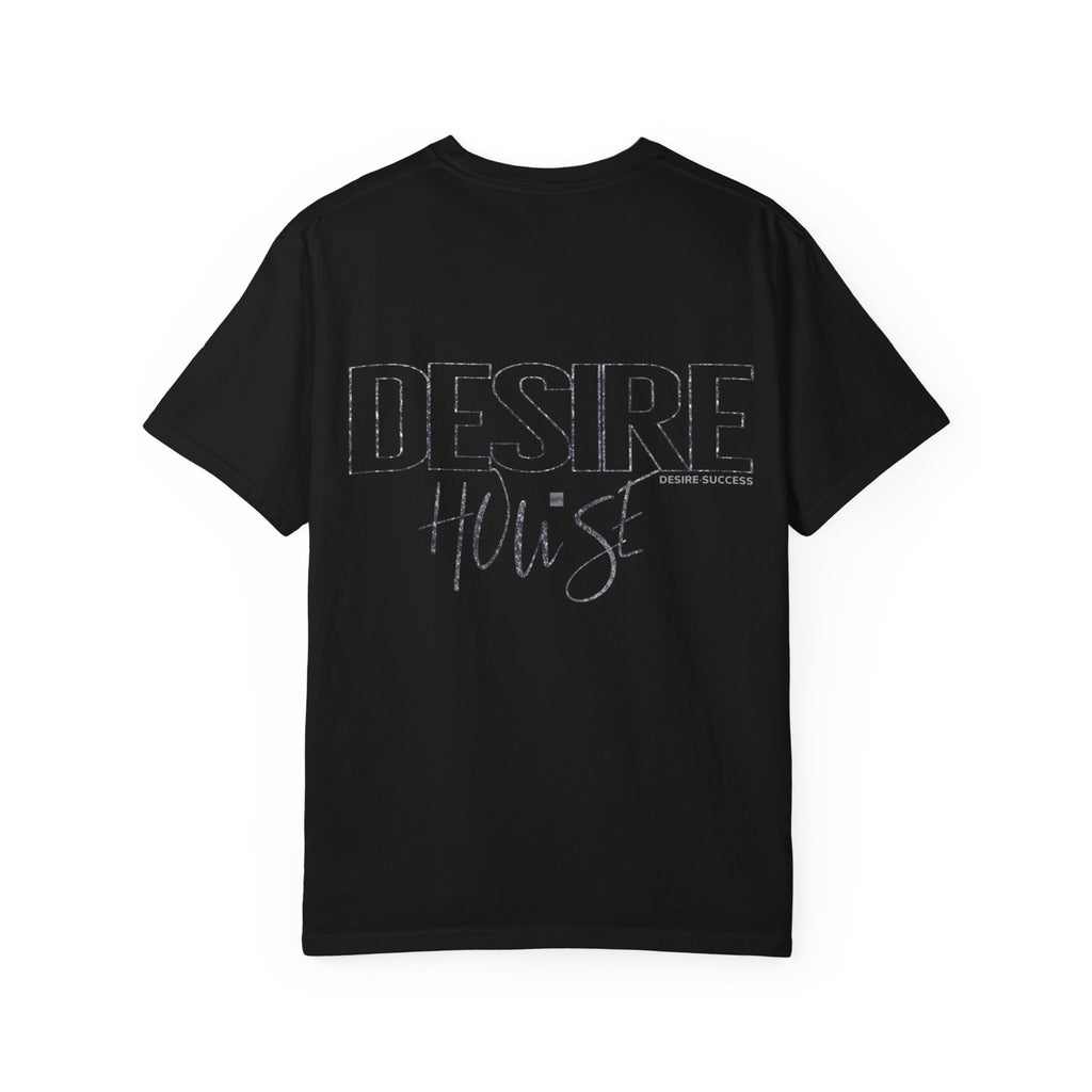 DESIRE CHRYSTAL CHROME - T-SHIRT BLACK
